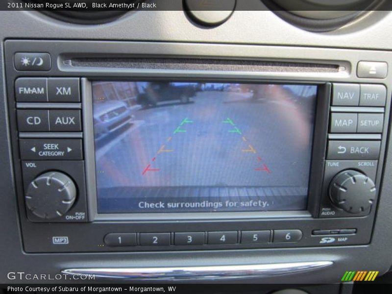 Black Amethyst / Black 2011 Nissan Rogue SL AWD