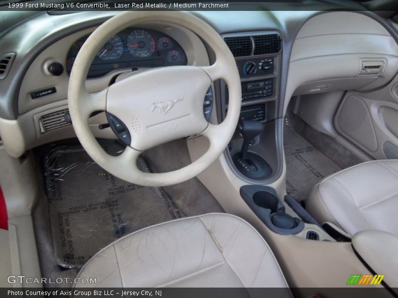  1999 Mustang V6 Convertible Medium Parchment Interior
