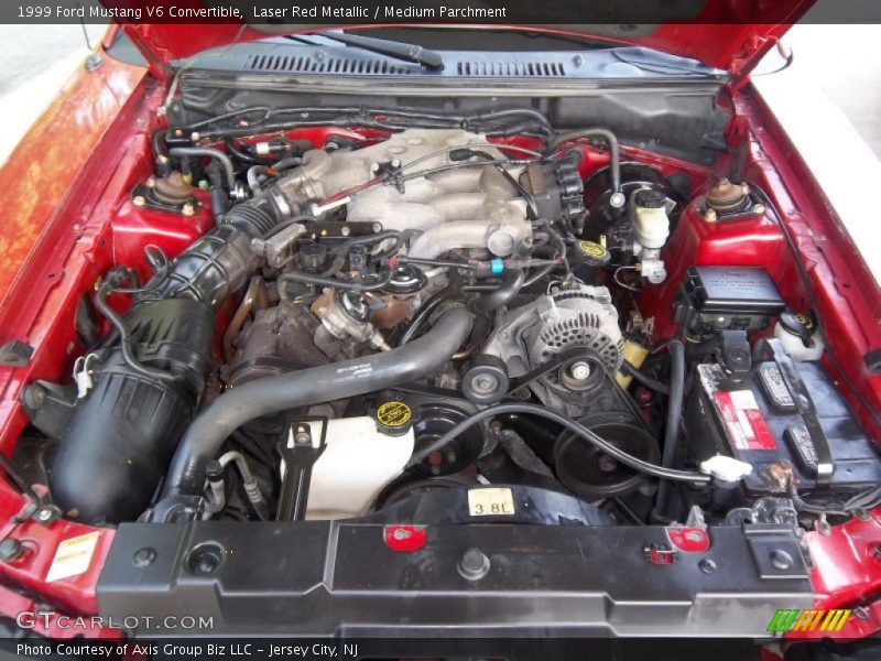  1999 Mustang V6 Convertible Engine - 3.8 Liter OHV 12-Valve V6