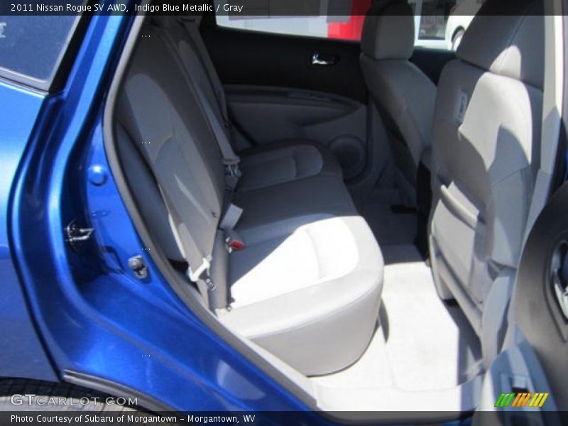 Indigo Blue Metallic / Gray 2011 Nissan Rogue SV AWD