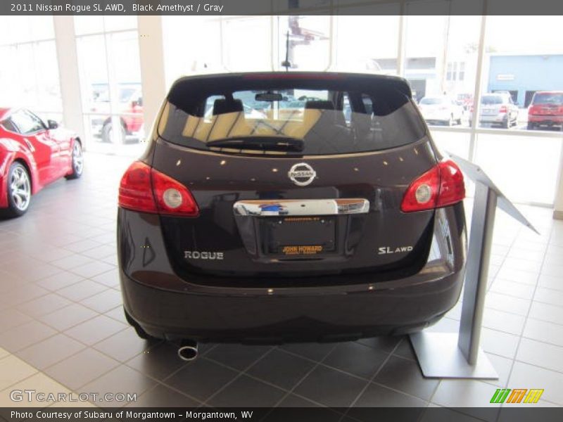 Black Amethyst / Gray 2011 Nissan Rogue SL AWD