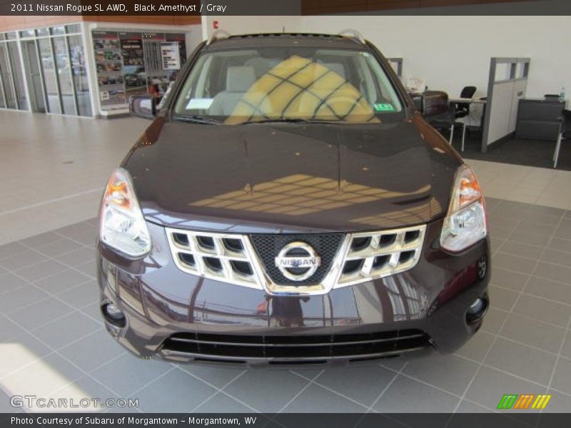 Black Amethyst / Gray 2011 Nissan Rogue SL AWD