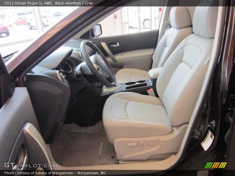 Black Amethyst / Gray 2011 Nissan Rogue SL AWD