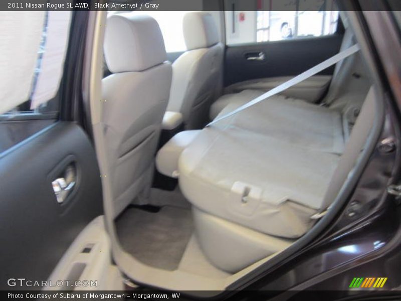 Black Amethyst / Gray 2011 Nissan Rogue SL AWD