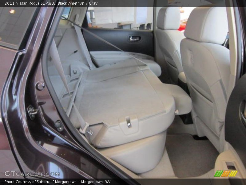 Black Amethyst / Gray 2011 Nissan Rogue SL AWD