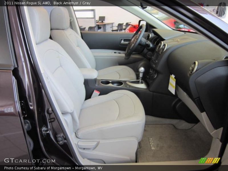 Black Amethyst / Gray 2011 Nissan Rogue SL AWD