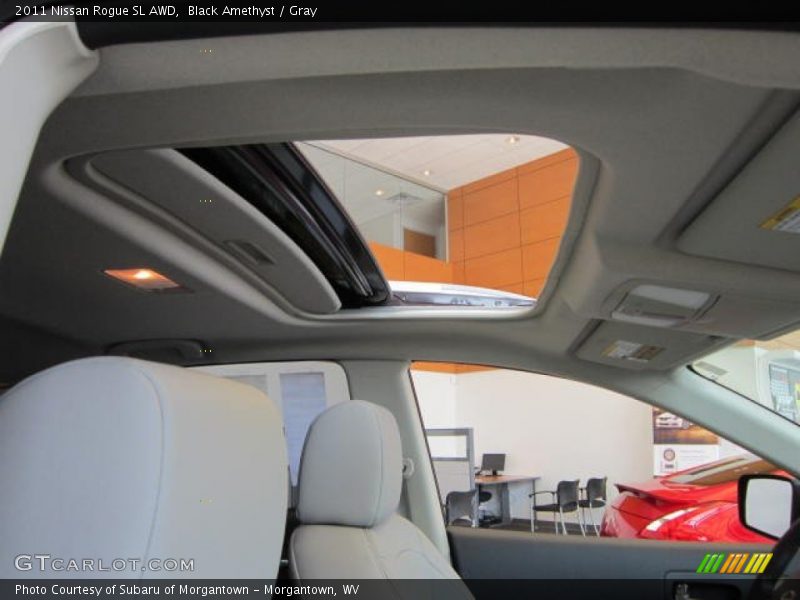 Black Amethyst / Gray 2011 Nissan Rogue SL AWD
