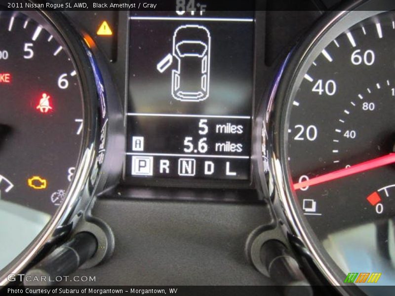 Black Amethyst / Gray 2011 Nissan Rogue SL AWD
