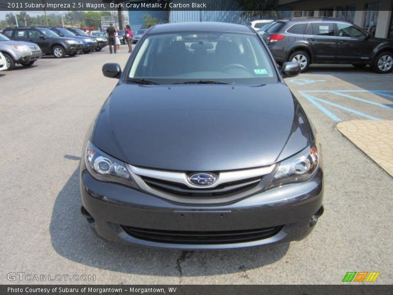 Dark Gray Metallic / Carbon Black 2011 Subaru Impreza 2.5i Wagon