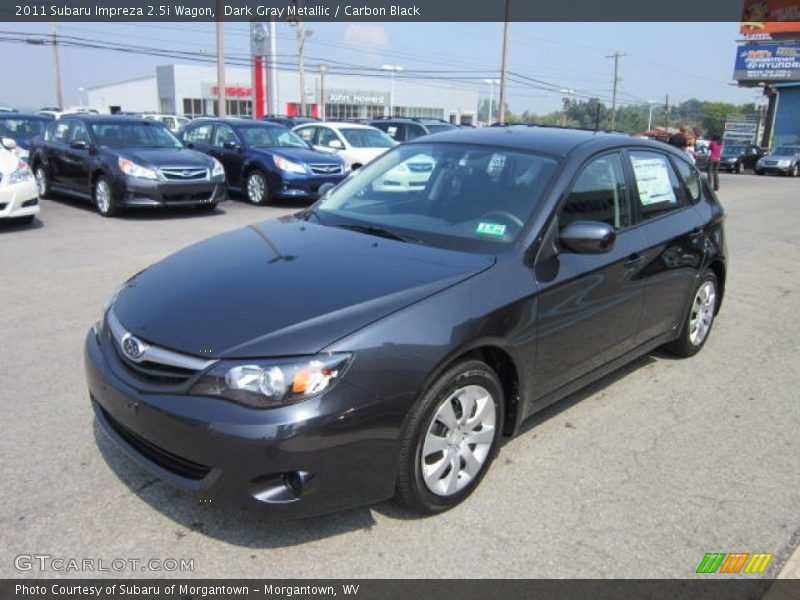 Dark Gray Metallic / Carbon Black 2011 Subaru Impreza 2.5i Wagon