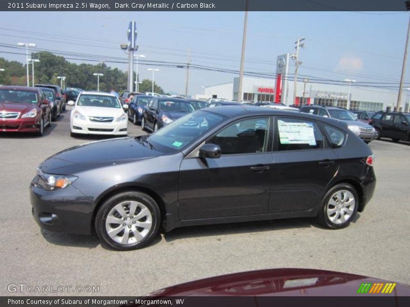Dark Gray Metallic / Carbon Black 2011 Subaru Impreza 2.5i Wagon