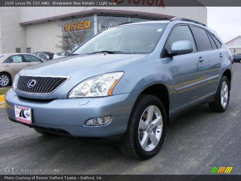 Breakwater Blue Metallic / Light Gray 2005 Lexus RX 330 AWD