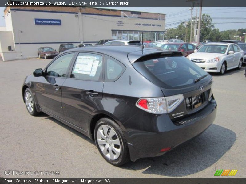 Dark Gray Metallic / Carbon Black 2011 Subaru Impreza 2.5i Wagon