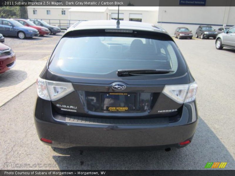 Dark Gray Metallic / Carbon Black 2011 Subaru Impreza 2.5i Wagon
