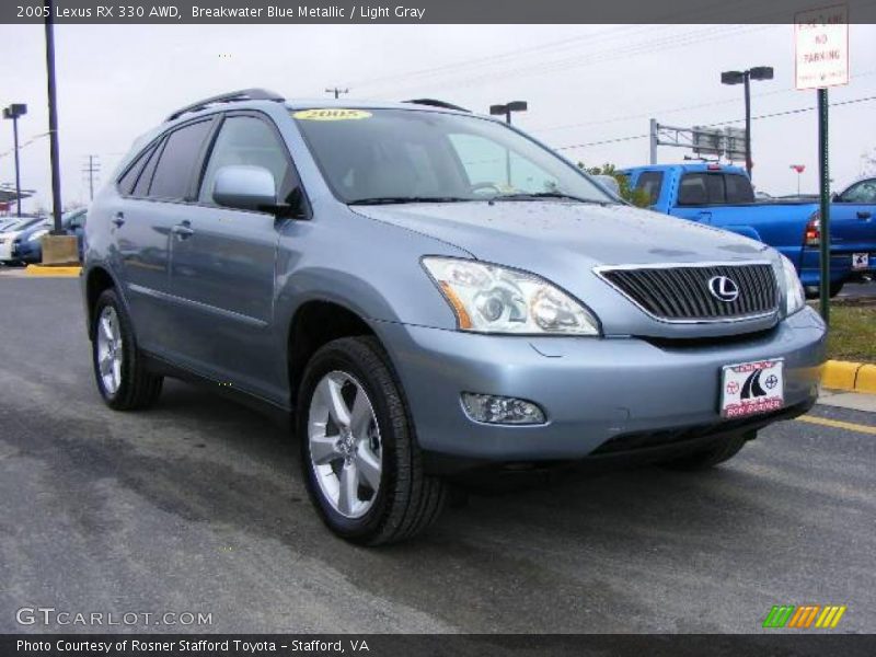 Breakwater Blue Metallic / Light Gray 2005 Lexus RX 330 AWD