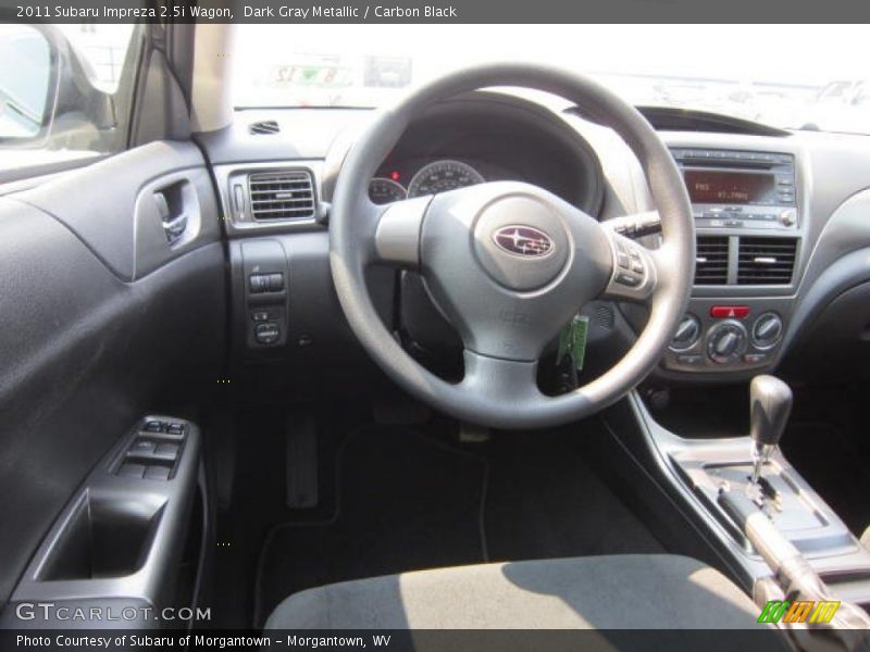 Dark Gray Metallic / Carbon Black 2011 Subaru Impreza 2.5i Wagon
