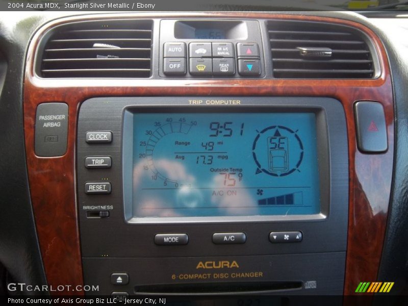 Starlight Silver Metallic / Ebony 2004 Acura MDX