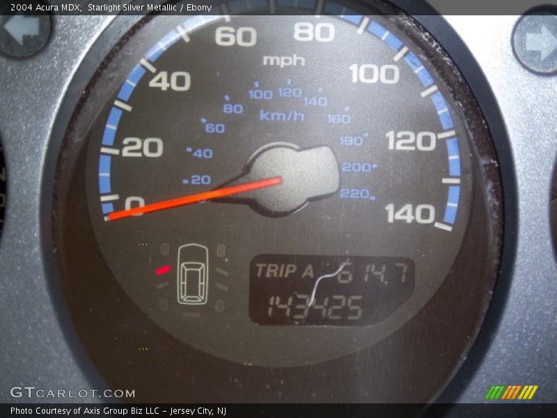 Starlight Silver Metallic / Ebony 2004 Acura MDX