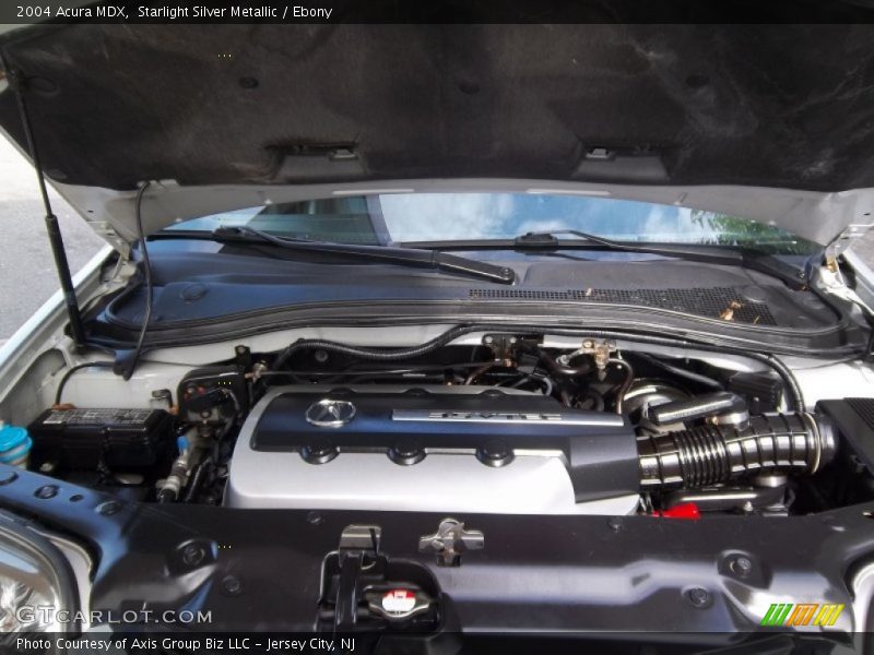 Starlight Silver Metallic / Ebony 2004 Acura MDX