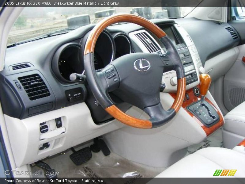 Breakwater Blue Metallic / Light Gray 2005 Lexus RX 330 AWD