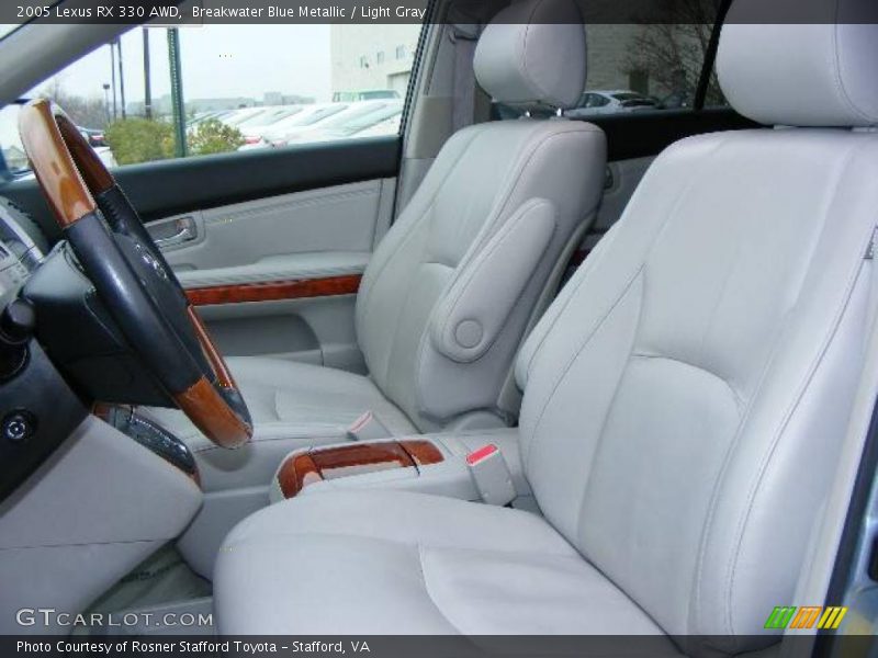 Breakwater Blue Metallic / Light Gray 2005 Lexus RX 330 AWD