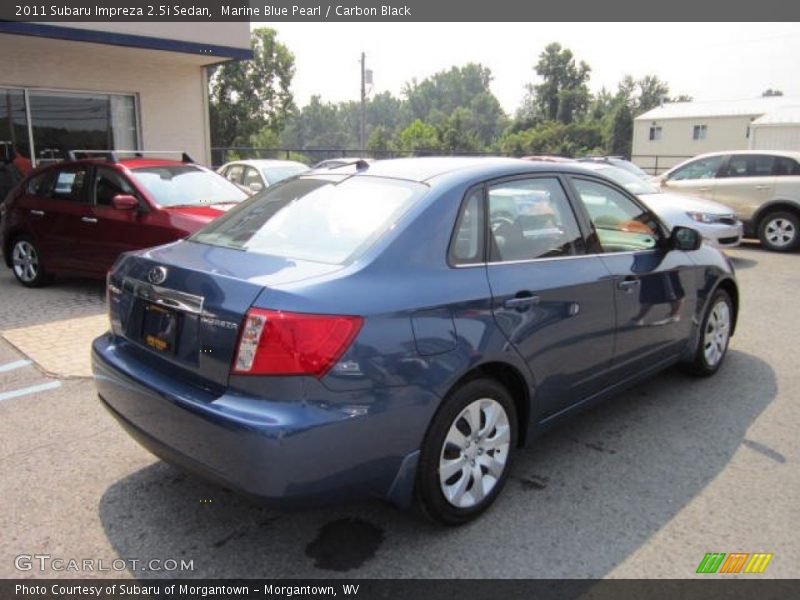 Marine Blue Pearl / Carbon Black 2011 Subaru Impreza 2.5i Sedan