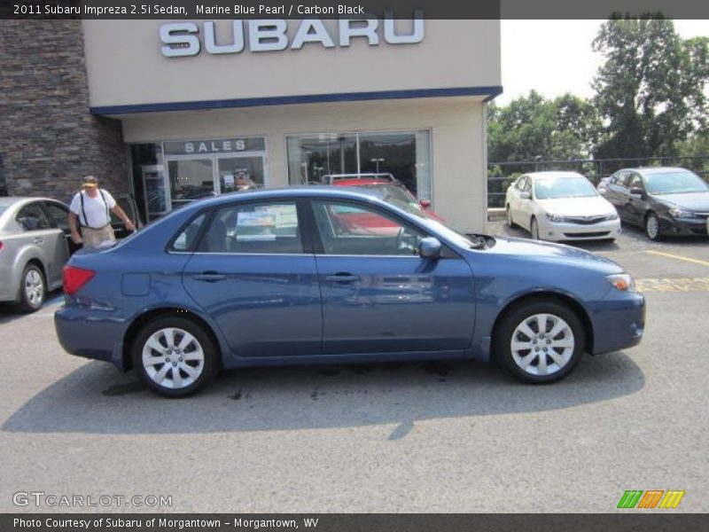 Marine Blue Pearl / Carbon Black 2011 Subaru Impreza 2.5i Sedan