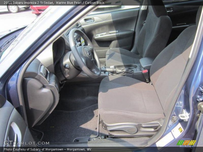 Marine Blue Pearl / Carbon Black 2011 Subaru Impreza 2.5i Sedan