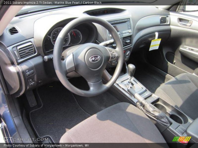 Marine Blue Pearl / Carbon Black 2011 Subaru Impreza 2.5i Sedan