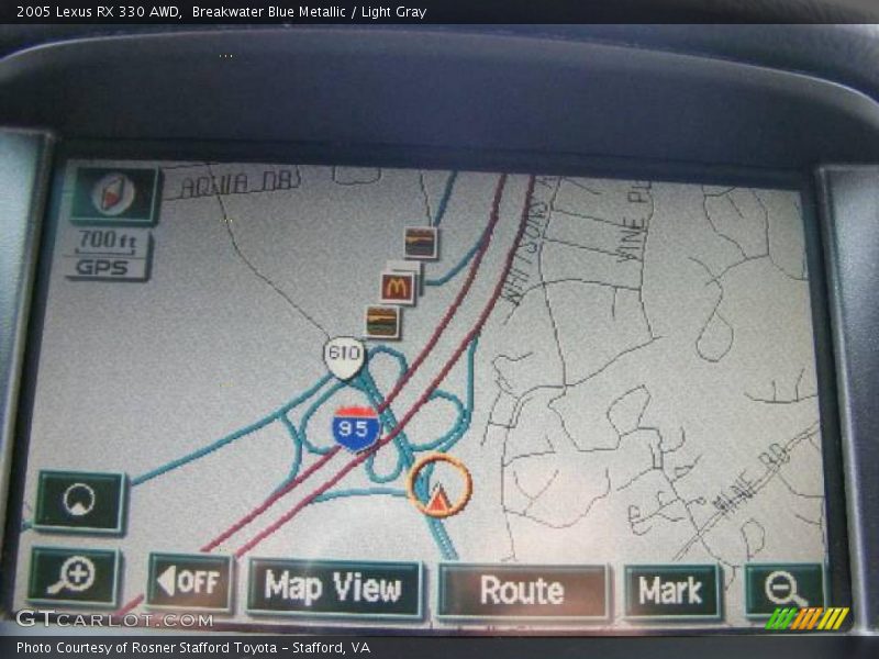 Breakwater Blue Metallic / Light Gray 2005 Lexus RX 330 AWD