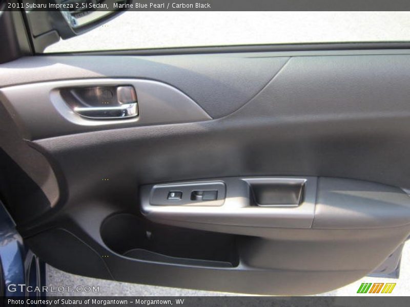 Marine Blue Pearl / Carbon Black 2011 Subaru Impreza 2.5i Sedan