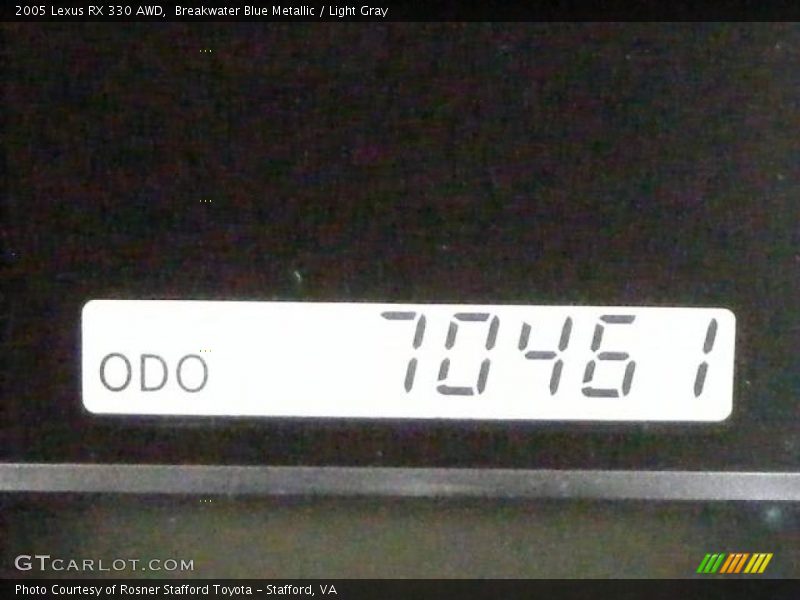 Breakwater Blue Metallic / Light Gray 2005 Lexus RX 330 AWD
