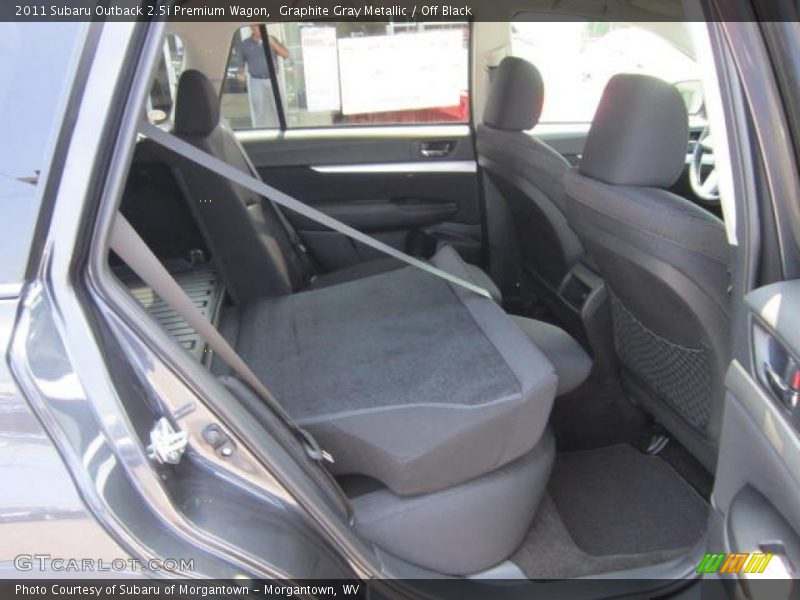 Graphite Gray Metallic / Off Black 2011 Subaru Outback 2.5i Premium Wagon