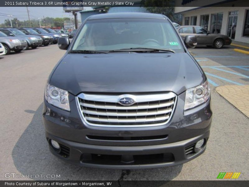 Graphite Gray Metallic / Slate Gray 2011 Subaru Tribeca 3.6R Limited
