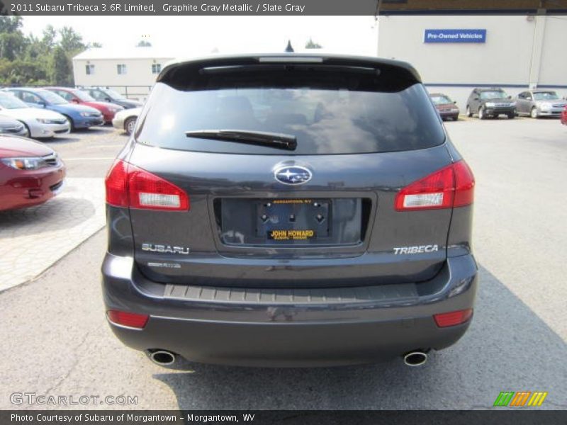 Graphite Gray Metallic / Slate Gray 2011 Subaru Tribeca 3.6R Limited