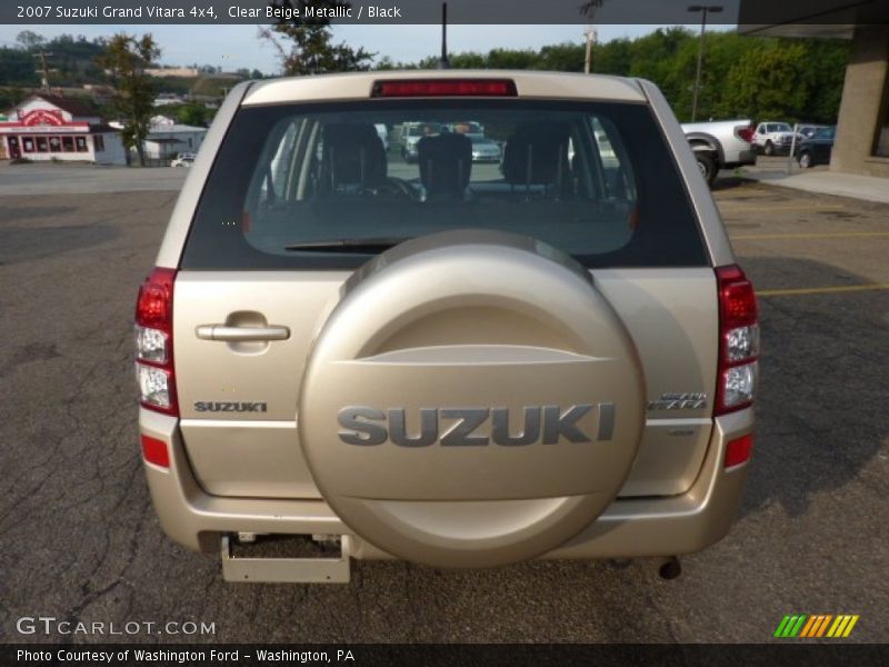 Clear Beige Metallic / Black 2007 Suzuki Grand Vitara 4x4