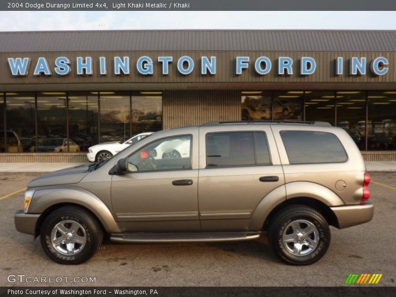 Light Khaki Metallic / Khaki 2004 Dodge Durango Limited 4x4