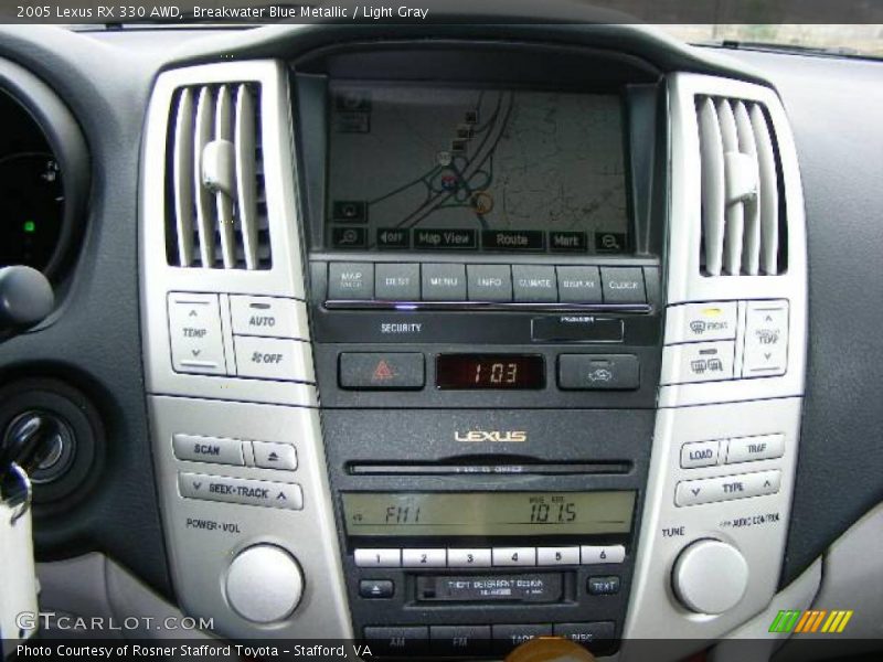 Breakwater Blue Metallic / Light Gray 2005 Lexus RX 330 AWD