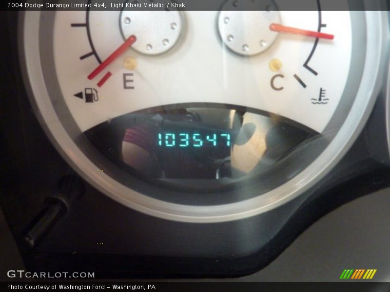 Light Khaki Metallic / Khaki 2004 Dodge Durango Limited 4x4