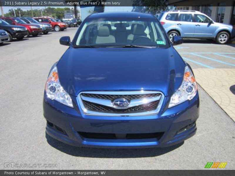Azurite Blue Pearl / Warm Ivory 2011 Subaru Legacy 2.5i Premium