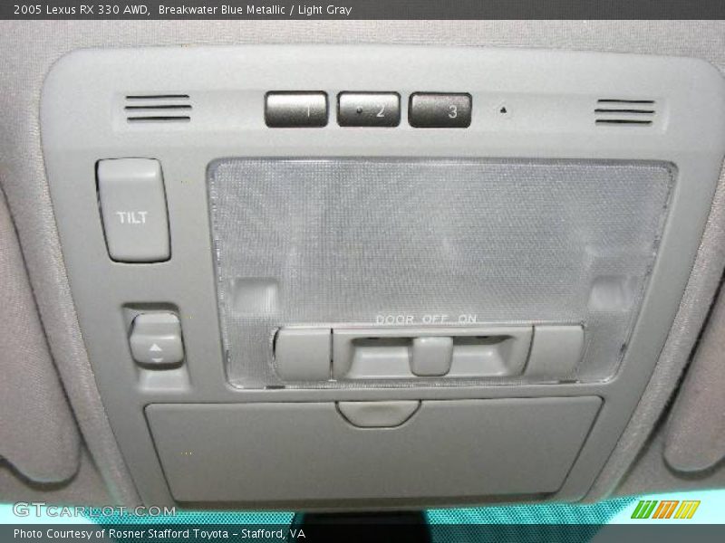 Breakwater Blue Metallic / Light Gray 2005 Lexus RX 330 AWD