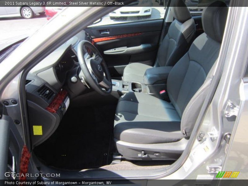 Steel Silver Metallic / Off-Black 2011 Subaru Legacy 3.6R Limited
