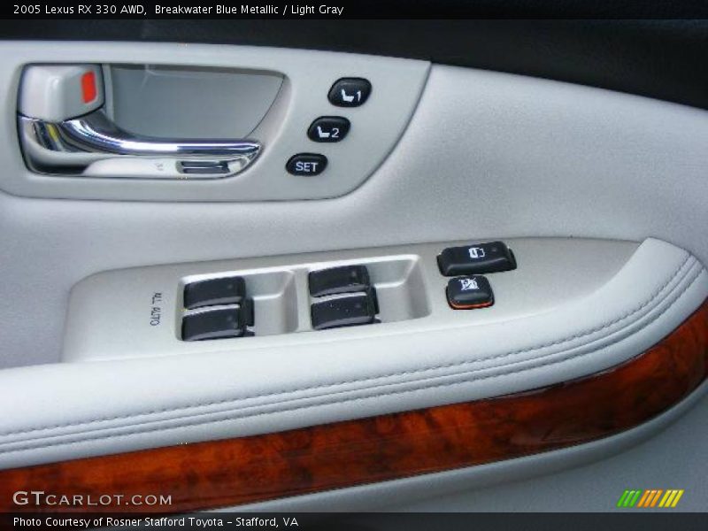 Breakwater Blue Metallic / Light Gray 2005 Lexus RX 330 AWD