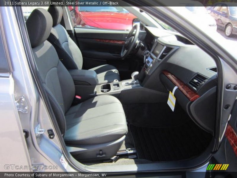 Steel Silver Metallic / Off-Black 2011 Subaru Legacy 3.6R Limited