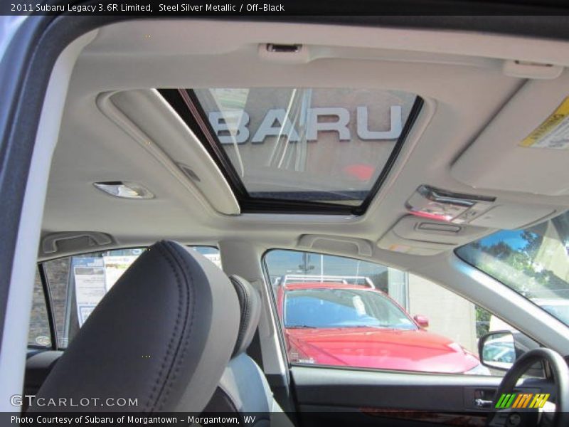 Steel Silver Metallic / Off-Black 2011 Subaru Legacy 3.6R Limited