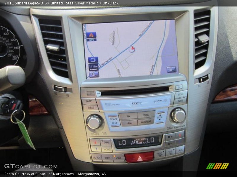 Steel Silver Metallic / Off-Black 2011 Subaru Legacy 3.6R Limited