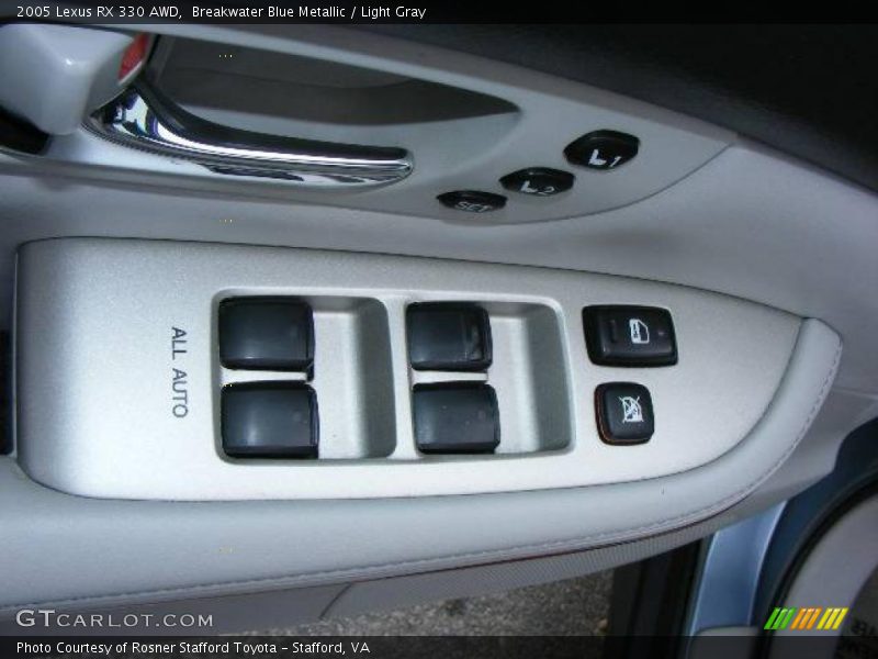Breakwater Blue Metallic / Light Gray 2005 Lexus RX 330 AWD