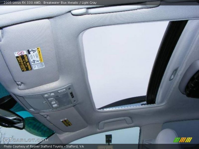 Breakwater Blue Metallic / Light Gray 2005 Lexus RX 330 AWD