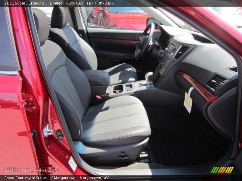 Ruby Red Pearl / Off-Black 2011 Subaru Legacy 2.5i Limited