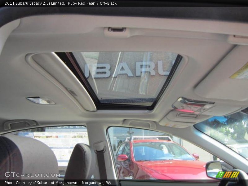 Ruby Red Pearl / Off-Black 2011 Subaru Legacy 2.5i Limited